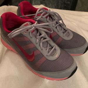 Pink and gray Nike’s
